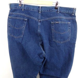 Mens unbranded large jeans 44X31 blue jeans relaxed fit